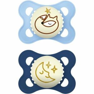 MAM Original Night 0m+ dudlík Blue 2 ks obraz