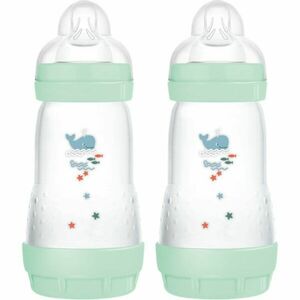 MAM Perfect Star Anti-colic Bottle antikoliková láhev 2m+ Mint 2x260 ml obraz