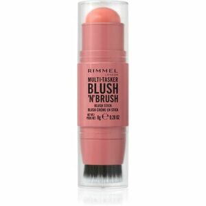 Rimmel Multi-Tasker Blush'N'brush tvářenka v tyčince se štětcem odstín 100 Cotton Candy 8 g obraz