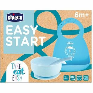 Chicco Easy Start 6m+ jídelní sada pro děti Blue 1 ks obraz