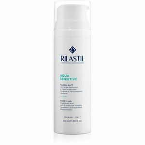 Rilastil Aqua Sensitive hydratační matující fluid pro citlivou pleť se sklonem k akné 40 ml obraz