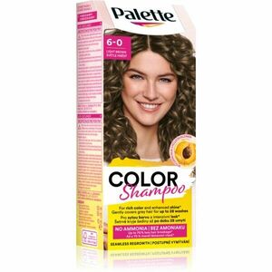 Schwarzkopf Palette Color Shampoo tónovací šampon odstín 6-0 Light Brown 50 ml obraz