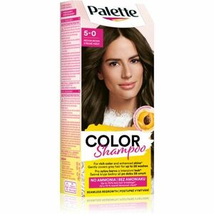 Schwarzkopf Palette Color Shampoo tónovací šampon odstín 5-0 Medium Brown 50 ml obraz
