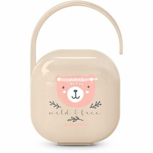 Suavinex Wild & Free Soother Holder krabička na dudlík Pink 1 ks obraz