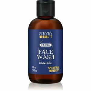 Steve's No Bull***t Tea Ritual Face Wash čisticí gel na obličej pro muže 100 ml obraz