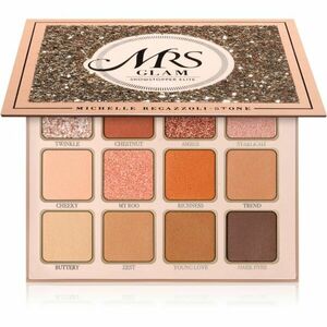 BPerfect Mrs Glam Showstopper Elite Palette paletka očních stínů 16.8 g obraz