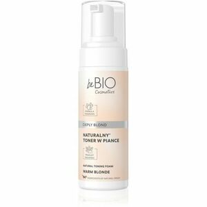 beBIO Natural Foam Toner Warm Blonde tónovací pěna na vlasy 120 ml obraz