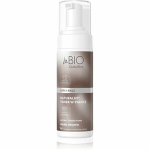 beBIO Natural Foam Toner Warm Brown tónovací pěna na vlasy 120 ml obraz
