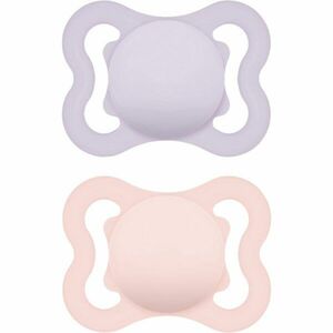 MAM Supreme 0m+ dudlík Purple/ Pink 2 ks obraz