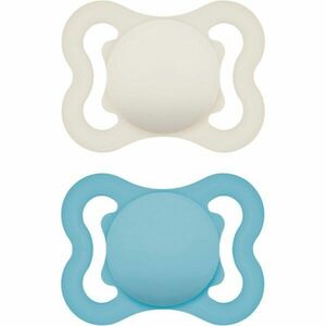 MAM Supreme 0m+ dudlík Turquoise/ Beige 2 ks obraz