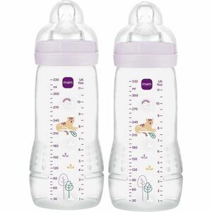 MAM Easy Active™ Baby Bottle dětská láhev 4m+ Purple 2x330 ml obraz