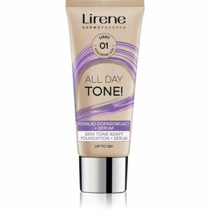 Lirene ALL DAY TONE! hydratační make-up pro zářivý vzhled pleti odstín 01 Light 30 ml obraz