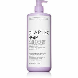 Olaplex N°4P Blond Enhancer Toning Shampoo fialový tónovací šampon neutralizující žluté tóny 1000 ml obraz