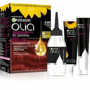 Garnier Olia Big Kit permanentní barva na vlasy odstín 6.6 Intensywna Czerwień 1 ks obraz