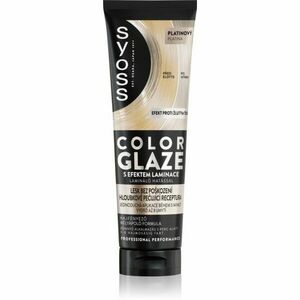 Syoss Intense Glaze Color tónovací barva na vlasy pro lesk odstín Platinum 130 ml obraz