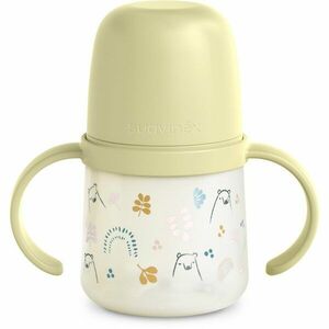 Suavinex Bear dětská láhev s držadly Green 150 ml obraz