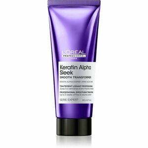 L’Oréal Professionnel Keratin Alpha Sleek Smooth Transformer vlasová kúra pro hladký vzhled vlasů 200 ml obraz