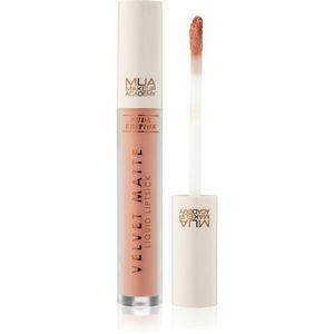MUA Makeup Academy Velvet Matte Nude Edition matná tekutá rtěnka odstín Mocha 3 ml obraz