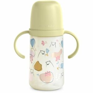 Suavinex Bear dětská láhev s držadly Green 270 ml obraz