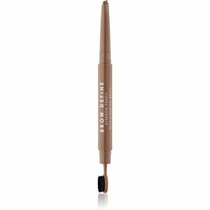 MUA Makeup Academy Brow Define tužka na obočí s kartáčkem odstín Mid Brown 0.25 g obraz