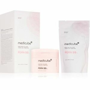 Medicube PDRN Pink Collagen Toning Gel Toner Pad tonizační polštářky pro rozjasnění a vyhlazení pleti 70 ks obraz