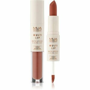 MUA Makeup Academy Multi Lip Nude Edition dlouhotrvající rtěnka a lesk na rty duo odstín Classic 3.2 g obraz