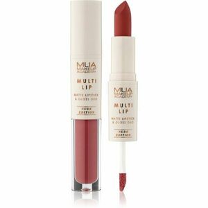 MUA Makeup Academy Multi Lip Nude Edition dlouhotrvající rtěnka a lesk na rty duo odstín Soleil 3.2 g obraz