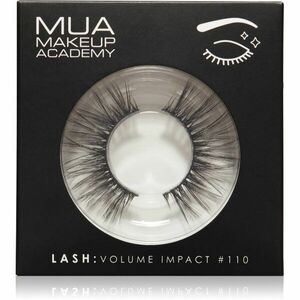 MUA Makeup Academy Lashes Volume Impact umělé řasy typ #110 1 pár obraz
