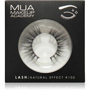MUA Makeup Academy Lashes Natural Effect umělé řasy typ #100 1 pár obraz