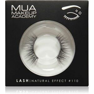 MUA Makeup Academy Lashes Natural Effect umělé řasy typ #110 1 pár obraz