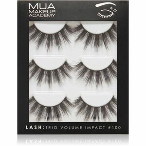 MUA Makeup Academy Lashes Volume Impact umělé řasy typ 3 pár obraz