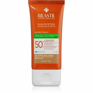 Rilastil Sun System Water Touch ochranný tónovací krém na obličej pro mastnou a smíšenou pleť SPF 50+ 50 ml obraz