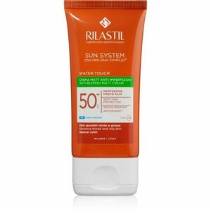 Rilastil Sun System Water Touch ochranný matující krém pro mastnou pleť s nedokonalostmi SPF 50+ 50 ml obraz