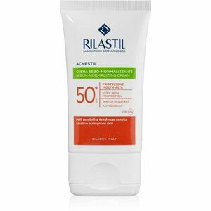 Rilastil Acnestil ochranný matující krém na obličej SPF 50+ 40 g obraz