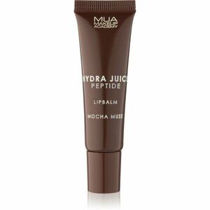 MUA Makeup Academy Hydra Juice Peptide Lip Balm hydratační balzám na rty pro lesk vůně Mocha Muse 10 ml obraz
