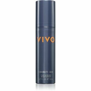 Cerruti 1881 Vivo hydratační krém na obličej a vousy pro muže 50 ml obraz