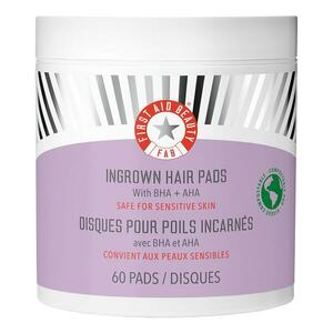 FIRST AID BEAUTY - Ingrown Hair Pads – Kompostovatelné tamponky na zarostlé chloupky, 60 ks obraz