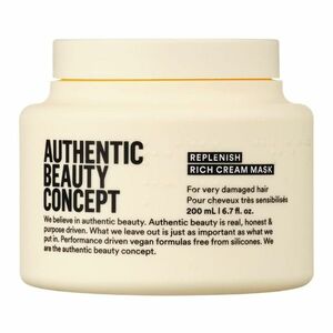 AUTHENTIC BEAUTY CONCEPT - Replenish Rich Cream Mask - Regenerační maska pro husté a krepaté vlasy obraz