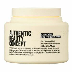 AUTHENTIC BEAUTY CONCEPT - Replenish Light Cream Mask - Lehká maska pro jemné a poškozené vlasy obraz