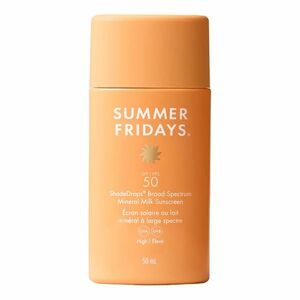 SUMMER FRIDAYS - ShadeDrops Milk Sunscreen SPF 50 - Minerální sluneční ochrana na obličej obraz
