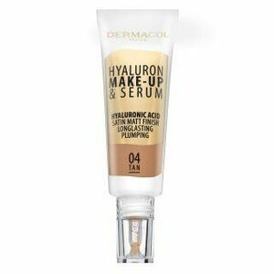 Dermacol Hyaluron Make-up & Serum make-up s kyselinou hyaluronovou 04 Tan 25 g obraz