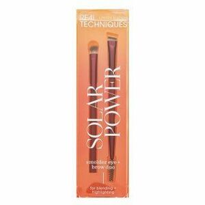 Real Techniques Solar Power Smolder Eye + Brow Duo sada štětců na oči obraz