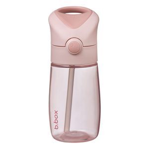 b.box Láhev na pití s brčkem Junior 380 ml - blush crush obraz