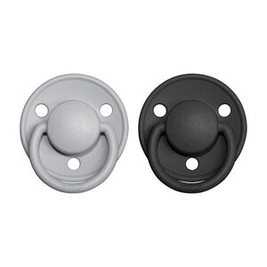 BIBS De Lux dudlíky z přírodního kaučuku 2 ks - vel. 1 Cloud + Black obraz
