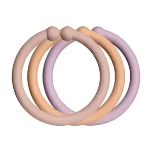 BIBS Loops kroužky 12 ks -Blush/Peach/Dusky Lilac obraz