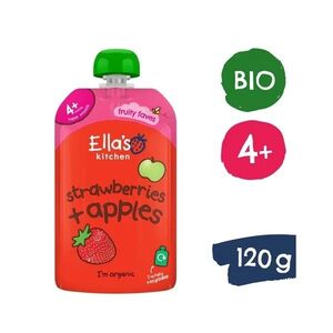 Ella's kitchen Ellas Kitchen BIO Jahoda a jablko kapsička 120 g EXP: 9/2026 obraz
