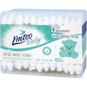 Linteo Baby dětské vatové tyčinky, 65 ks obraz