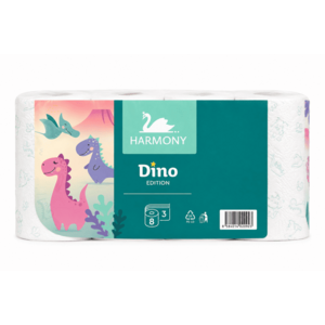Toaletní papír HARMONY Dino Edition (8 ks) obraz