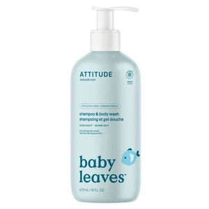2v1 dětský šampon a tělové mýdlo ATTITUDE Baby leaves s vůní Good night 473 ml obraz