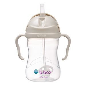 b.box Hrneček s brčkem - béžový 240 ml obraz